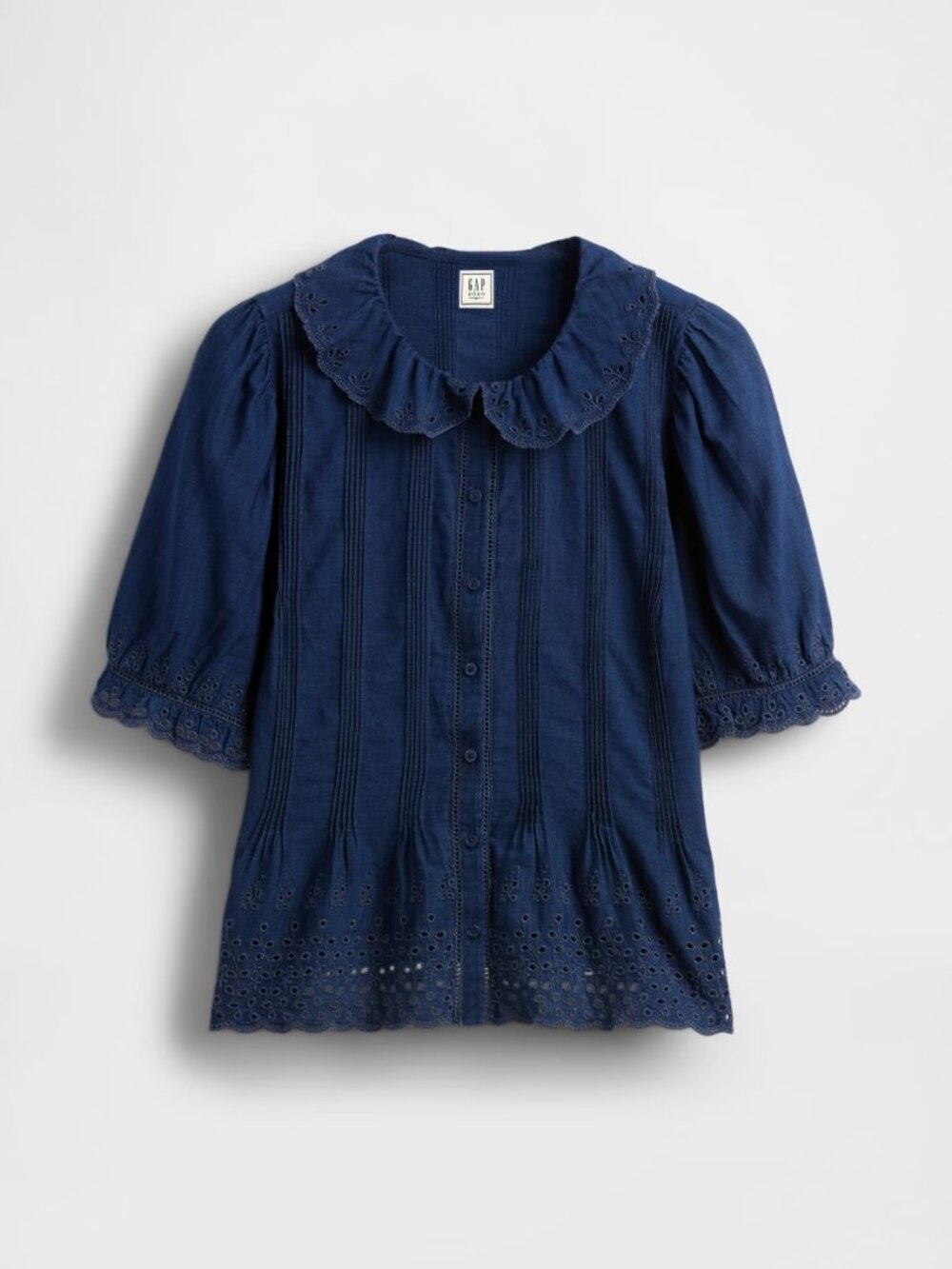 Gap × DÔEN Eyelet Shirt
